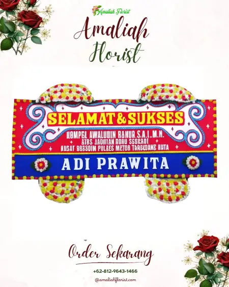 Papan Bunga Ucapan Selamat Jumo
